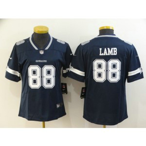 Nike Cowboys 88 CeeDee Lamb Navy Vapor Untouchable Limited Women Jersey