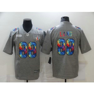 Nike Cowboys 88 CeeDee Lamb Rainbow Grey Limited Men Jersey