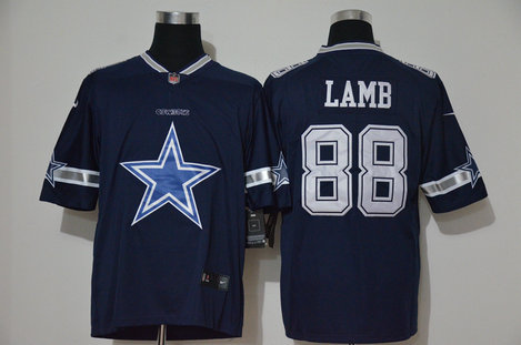 Nike Cowboys 88 Ceedee Lamb Navy Vapor Untouchable Limited Jersey