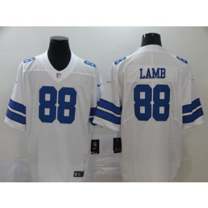 Nike Cowboys 88 Ceedee Lamb White 2020 NFL Draft Vapor Untouchable Limited Men Jersey