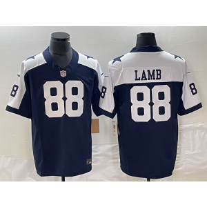Nike Cowboys 88 Lamb Blue Thanksgiving 2023 F.U.S.E Vapor Limited Men Jersey