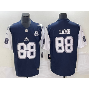 Nike Cowboys 88 Lamb Blue Thanksgiving 2023 F.U.S.E Vapor Limited Men Jersey