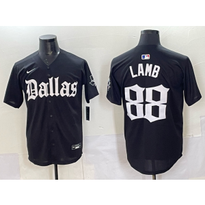 Nike Cowboys 88 Lamb New Black Baseball Vapor Limited Men Jersey