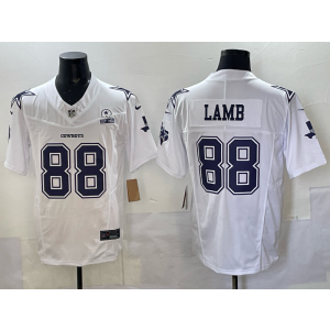 Nike Cowboys 88 Lamb White F.U.S.E. Vapor Limited Men Jersey
