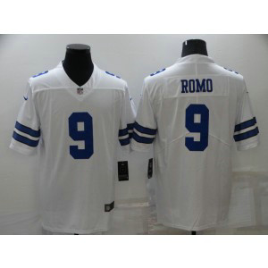 Nike Cowboys 9 Tony Romo White Vapor Untouchable Limited Men Jersey