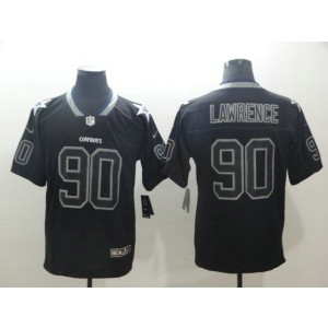 Nike Cowboys 90 DeMarcus Lawrence Black Shadow Legend Limited Men Jersey