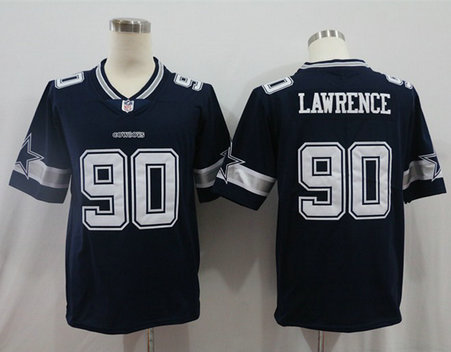 Nike Cowboys 90 DeMarcus Lawrence Navy Vapor Untouchable Limited Jersey