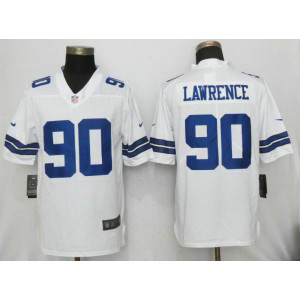 Nike Cowboys 90 DeMarcus Lawrence White Vapor Untouchable Limited Youth Jersey
