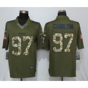 Nike Cowboys 97 Taco Charlton Green Salute to Service Limited Men Jersey