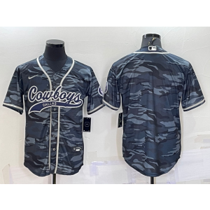 Nike Cowboys Blank Camo Vapor Baseball Limited Men Jersey