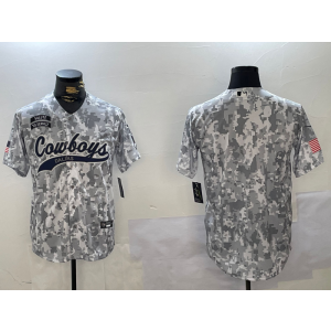 Nike Cowboys Blank Camo Vapor Baseball Limited Men Jersey