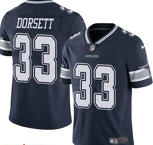 Nike Dallas Cowboys #33 Tony Dorsett Navy Blue Team Color Men's Stitched NFL Vapor Untouchable Limited Jersey
