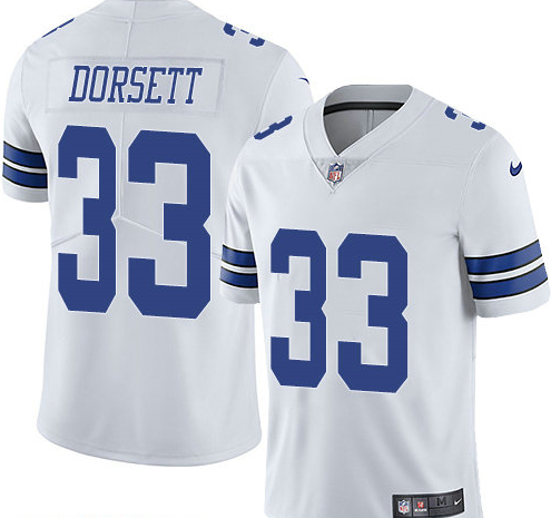 Nike Dallas Cowboys #33 Tony Dorsett White Men's Stitched NFL Vapor Untouchable Limited Jersey
