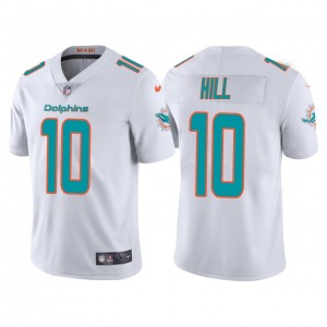 Nike Dolphins 10 Tyreek Hill White Vapor Limited Men Jersey