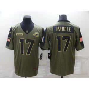 Nike Dolphins 17 Ryan Tannehill Olive 2021 Salute To Service Limited Men Jersey