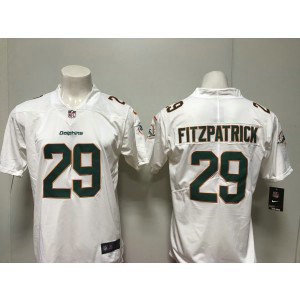 Nike Dolphins 29 Minkah Fitzpatrick White Vapor Untouchable Limited Men Jersey