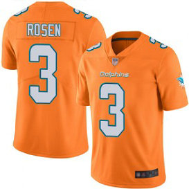 Nike Dolphins 3 Josh Rosen Orange Color Rush Limited Men Jersey