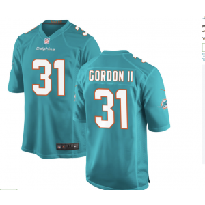 Nike Dolphins 31 Ollie Gordon II Aqua Vapor Untouchable Limited Men Jersey