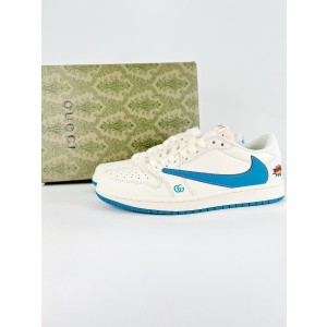Nike Dunk Gucci Blue White Shoes