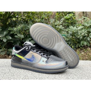 Nike Dunk Low Hyperflat Black and Multi-Color Shoes