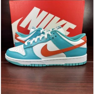Nike Dunk Low Miami Dolphins Shoes
