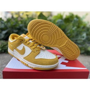 Nike Dunk Low Pack White Yellow Shoes