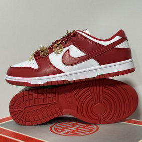 Nike Dunk Red White Shoes