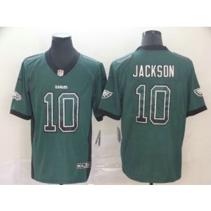 Nike Eagles 10 DeSean Jackson Green Drift Fashion Vapor Limited Men Jersey