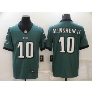 Nike Eagles 10 Gardner Minshew II Green Vapor Untouchable Limited Men Jersey