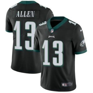Nike Eagles 13 Devon Allen Black Vapor Untouchable Limited Men Jersey