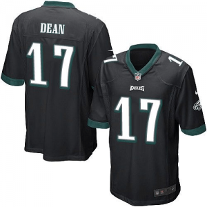 Nike Eagles 17 Nakobe Dean Black 2022 NFL Draft Vapor Untouchable Limited Men Jersey