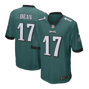 Nike Eagles 17 Nakobe Dean Green 2022 NFL Draft Vapor Untouchable Limited Men Jersey