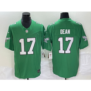 Nike Eagles 17 Nakobe Dean Green 2023 F.U.S.E Vapor Limited Men Jersey