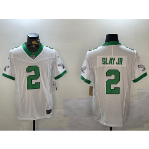 Nike Eagles 2 Darius Slay White F.U.S.E. Vapor Limited Men Jersey