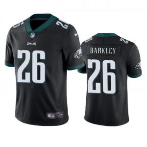 Nike Eagles 26 Saquon Barkley Black Vapor Untouchable Limited Men Jersey