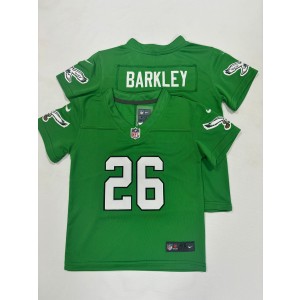 Nike Eagles 26 Saquon Barkley Kelly Green Toddler Jersey