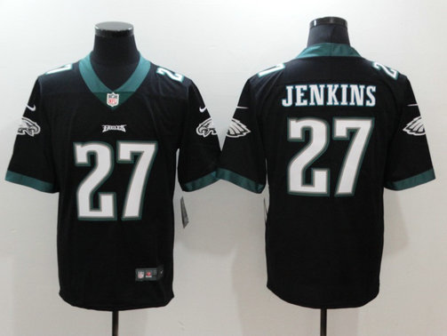 Nike Eagles 27 Malcolm Jenkins Black Vapor Untouchable Player Limited Jersey