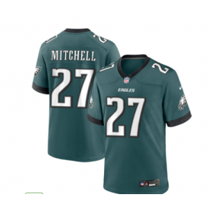 Nike Eagles 27 Quinyon Mitchell Green Vapor Untouchable Limited Men Jersey