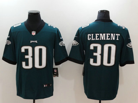 Nike Eagles 30 Corey Clement Green Vapor Untouchable Player Limited Jersey
