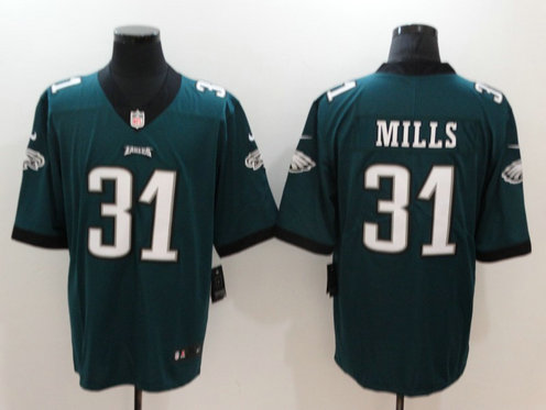 Nike Eagles 31 Jalen Mills Green Vapor Untouchable Player Limited Jersey
