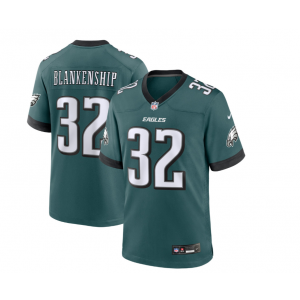 Nike Eagles 32 Blankenship Green 2024 New Vapor Limited Men Jersey