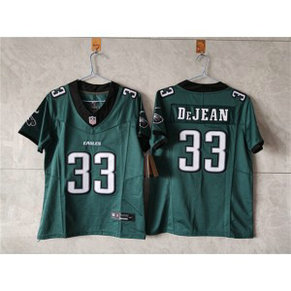Nike Eagles 33 Cooper DeJean Green F.U.S.E. Vapor Limited Youth Jersey