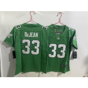 Nike Eagles 33 Cooper DeJean Kelly Green Vapor Limited Youth Jersey