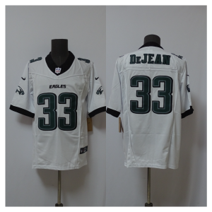 Nike Eagles 33 Cooper DeJean White F.U.S.E. Vapor Limited Men Jersey