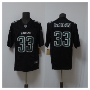 Nike Eagles 33 Dejean Black F.U.S.E. Vapor Limited Men Jersey