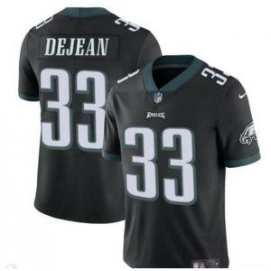 Nike Eagles 33 Dejean Black Vapor Untouchable Limited Men Jersey