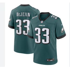 Nike Eagles 33 Dejean Green Vapor Untouchable Limited Men Jersey