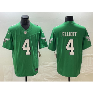 Nike Eagles 4 Jake Elliott Kelly Green 2023 F.U.S.E Vapor Limited Men Jersey