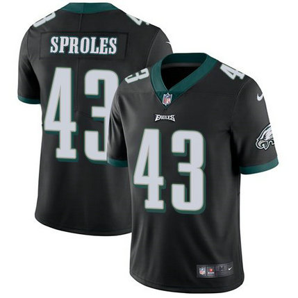 Nike Eagles 43 Darren Sproles Black Vapor Untouchable Limited Jersey
