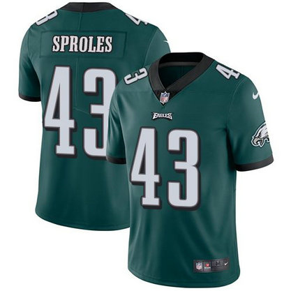 Nike Eagles 43 Darren Sproles Green Vapor Untouchable Limited Jersey